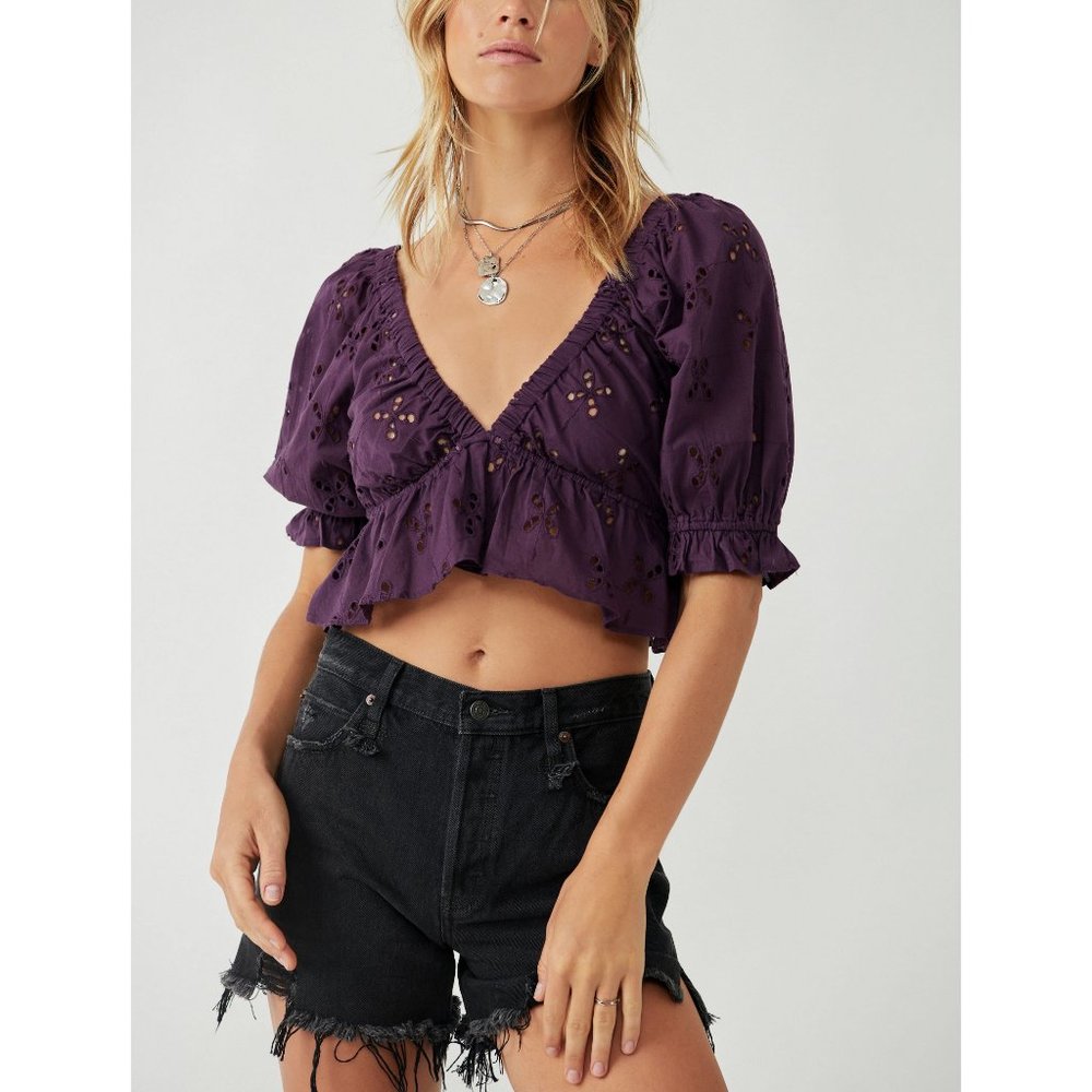 FREE PEOPLE Gardenia Top / Moonscape - Picture 3 of 9